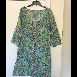 Green Beach Cover-Up size M